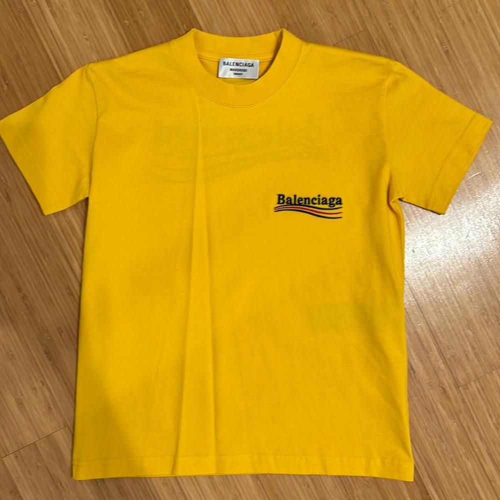Balenciaga political campaign t shirt
